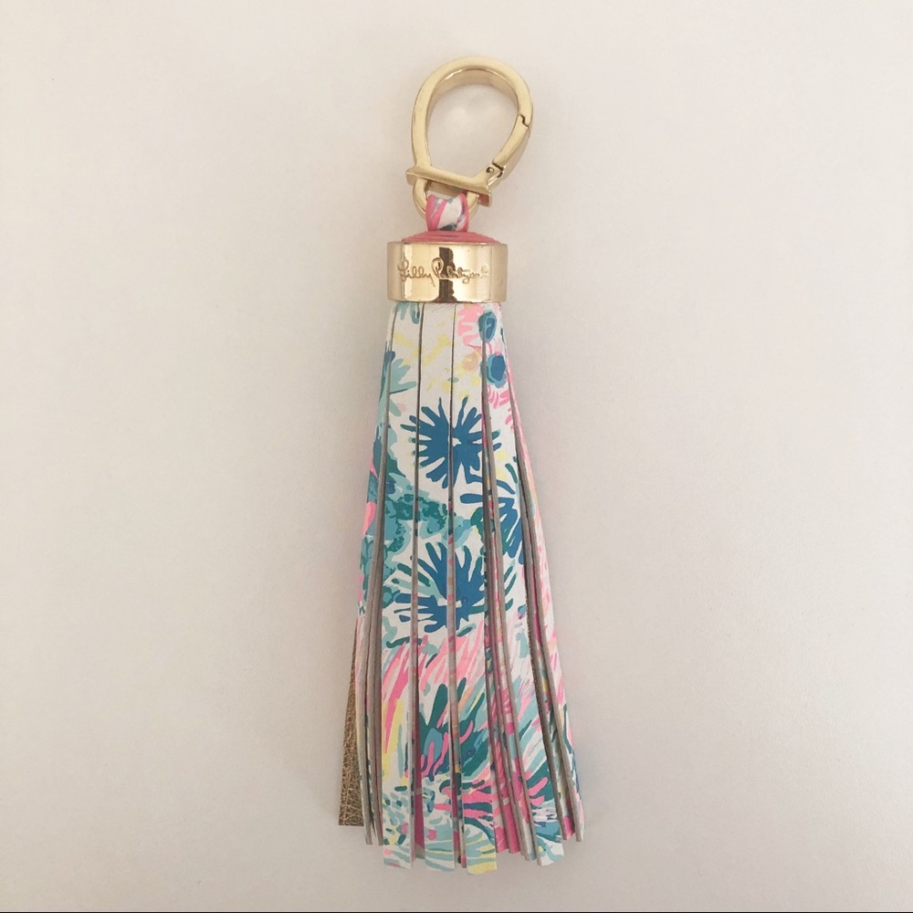 Lily Pulitzer Tassel Keychain